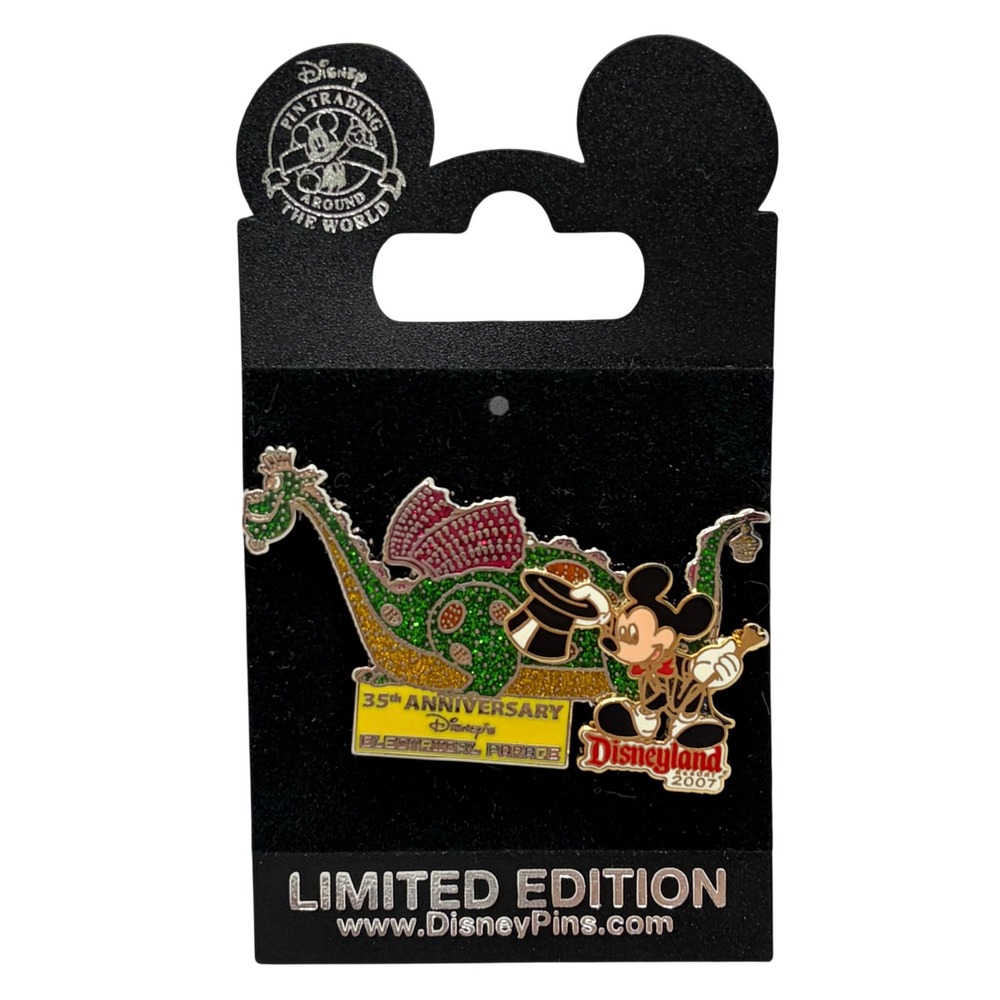 Disney Pin 35th Anniversary Main Street Electrical Parade Mickey Dragon LE 1000